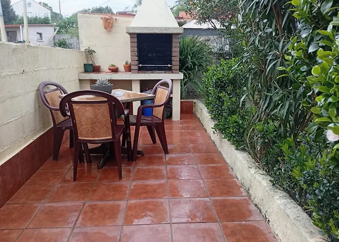 公寓 Jardin, Terraza Y Barbacoa 格罗韦